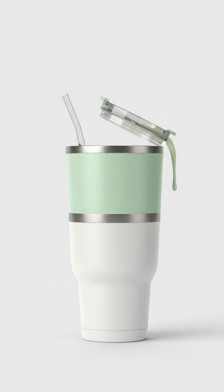 Silicone Travel Straw Set