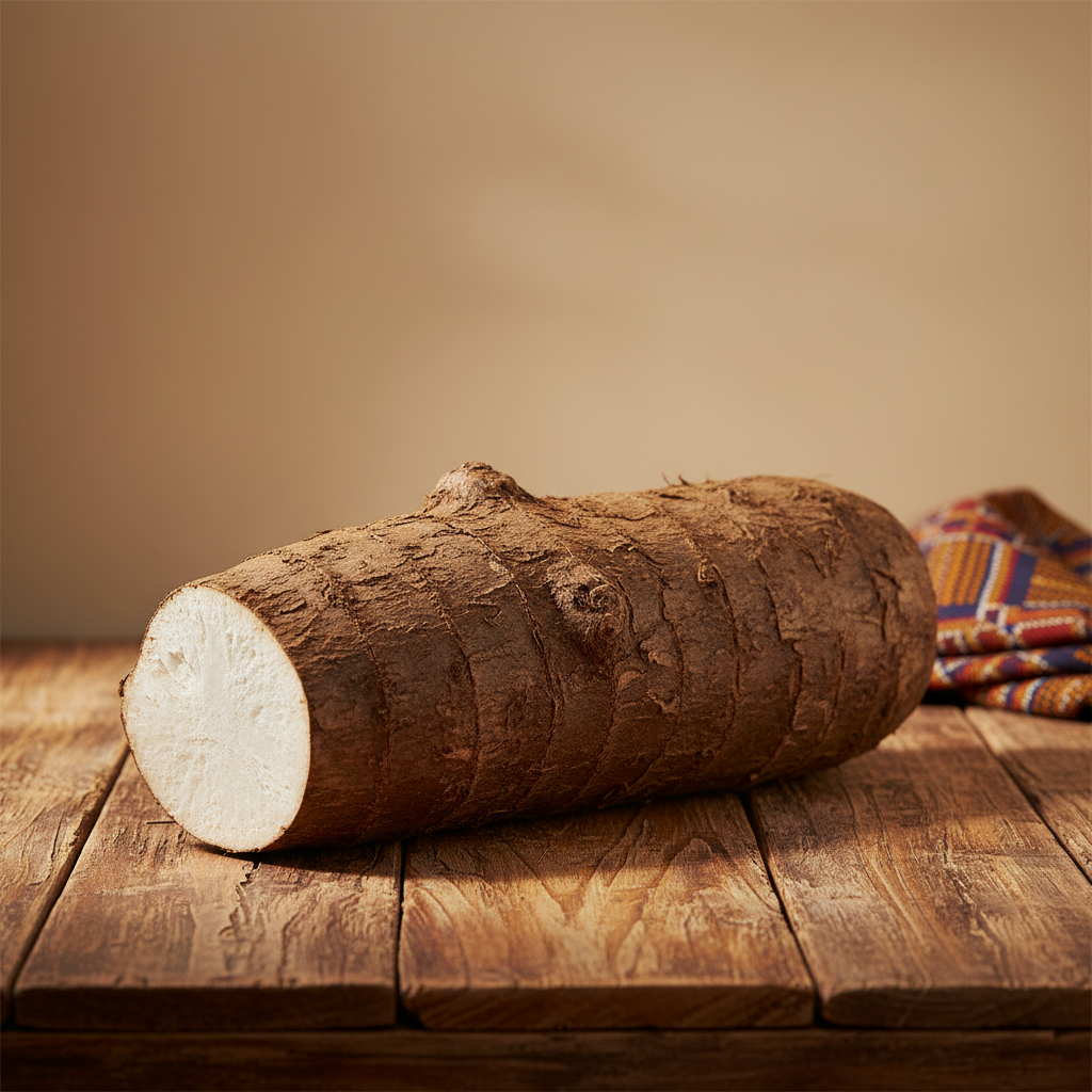 Fresh Nigerian White Yam tuber — Isu Oyibo, sourced from Nigeria